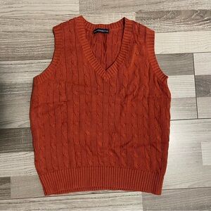 Brandy Melville terracotta sweater vest